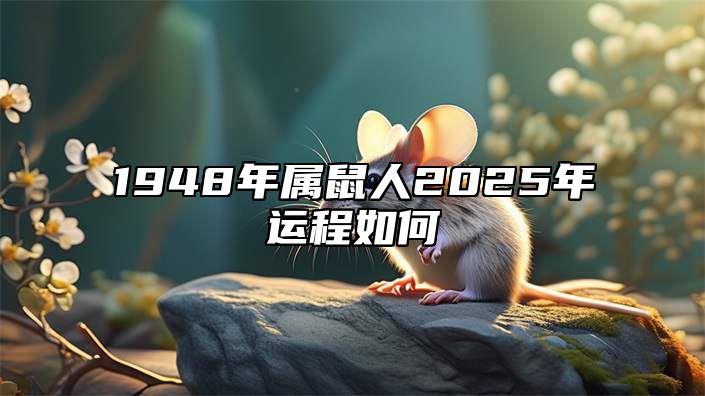 1948年属鼠人2025年运程如何
