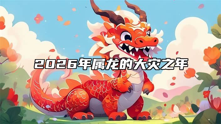 2026年属龙的大灾之年 2026年属龙运势及运程