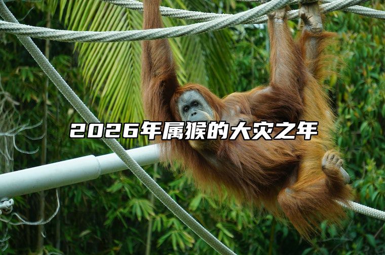 2026年属猴的大灾之年 2026年属猴的是什么命