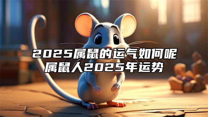 2025属鼠的运气如何呢？属鼠人2025年运势