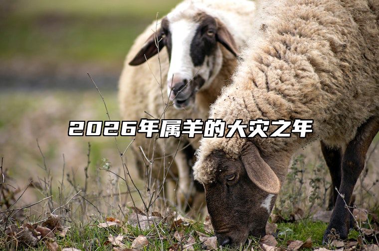 2026年属羊的大灾之年 属羊2025年血光之灾
