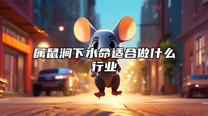 属鼠涧下水命适合做什么行业 属鼠涧下水命是什么意思