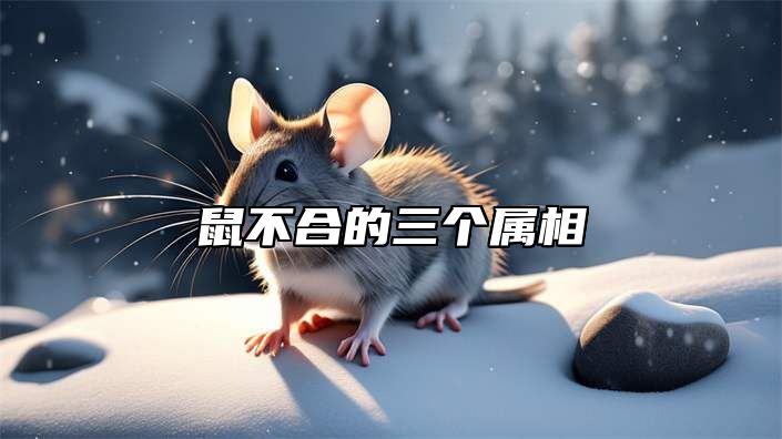鼠不合的三个属相 属鼠最忌讳的三个生肖
