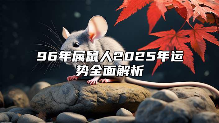 96年属鼠人2025年运势全面解析