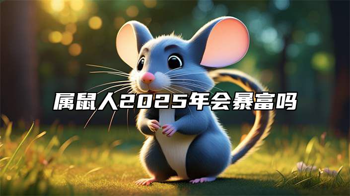 属鼠人2025年会暴富吗