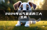 2024年运气最差的三大生肖 2024年桃花运不断的生肖女