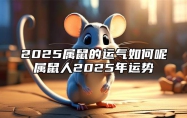 2025属鼠的运气如何呢？属鼠人2025年运势