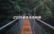 乙巳日最佳出生时辰 乙巳日各时辰生人