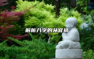 解析八字的从官格 从官格的条件