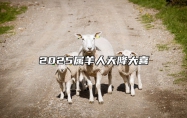 2025属羊人天降大喜 2025属羊人天降大喜什么意思