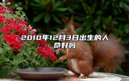 2010年12月3日出生的人命好吗 生辰八字查询