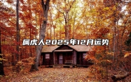 属虎人2025年12月运势 2025年属虎的多大年龄