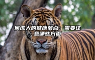 属虎人的健康弱点：需要注意哪些方面 属虎健康如何