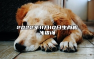 今日生肖相冲查询 2022年11月10日农历十月十七