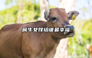属牛女嫁给谁最幸福 属牛女嫁给属什么最幸福