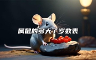 属鼠的多大了岁数表 属鼠的属相婚配表