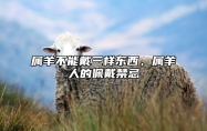 属羊不能戴三样东西，属羊人的佩戴禁忌 属羊的人不能佩戴什么