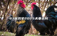 93属鸡女2025夫妻走向 93属鸡女2021年感情运势