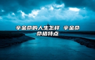辛金命的人生怎样 辛金命命格特点