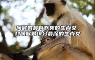 属猴男最有默契的生肖女，和属猴男缘分最深的生肖女 属猴的男生和属猴的女生相配吗?