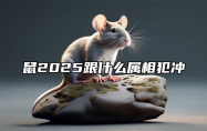 鼠2025跟什么属相犯冲 2025鼠跟什么相冲