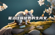 能治住属鼠男的生肖女