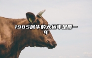 1985属牛的大运年是哪一年 2024年牛女的全年运势