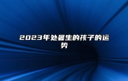 2023年处暑生的孩子的运势 处暑出生的人是富贵命吗