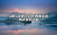 4两5钱是什么命,四两五钱男命女命详解