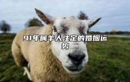 91年属羊人注定的婚姻运势 91年属羊人注定的婚姻运势怎么样