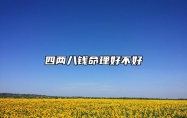 四两八钱命理好不好 四两八钱男命详解一生