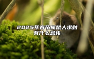 2025年春节属鼠人求财有什么忌讳