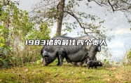 1983猪的最佳四个贵人 属猪2025年有大喜缠身