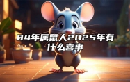 84年属鼠人2025年有什么喜事
