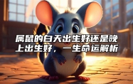 属鼠的白天出生好还是晚上出生好，一生命运解析 属鼠白天出生好吗