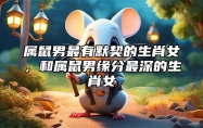属鼠男最有默契的生肖女，和属鼠男缘分最深的生肖女 鼠男和哪个生肖女最有缘的