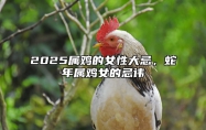 2025属鸡的女性大忌，蛇年属鸡女的忌讳 属蛇鸡人2020年运势