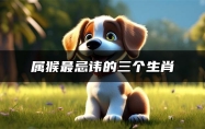 属猴最忌讳的三个生肖 属猴最忌讳的三个生肖2024年
