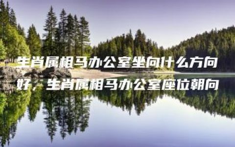 生肖属相马办公室坐向什么方向好，生肖属相马办公室座位朝向