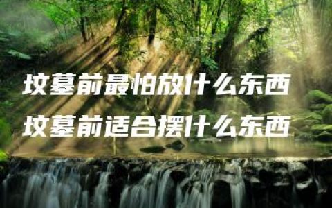 坟墓前最怕放什么东西 坟墓前适合摆什么东西