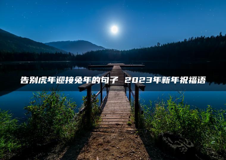 告别虎年迎接兔年的句子 2023年新年祝福语