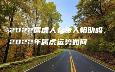 2022属虎人有贵人相助吗，2022年属虎运势如何