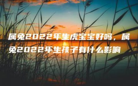 属兔2022年生虎宝宝好吗，属兔2022年生孩子有什么影响