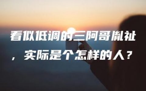 看似低调的三阿哥胤祉，实际是个怎样的人？