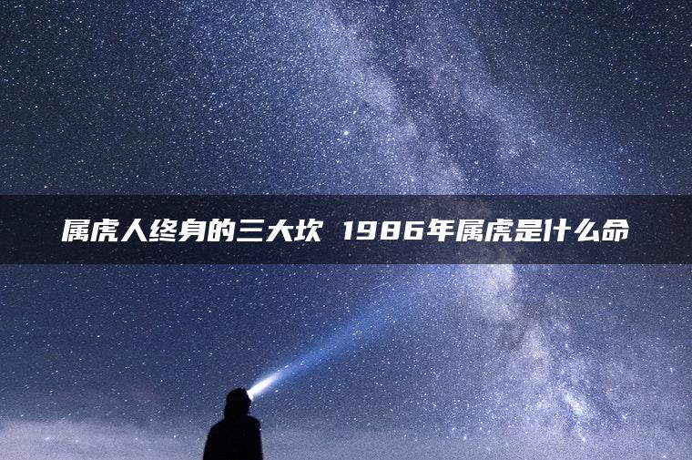 属虎人终身的三大坎 1986年属虎是什么命