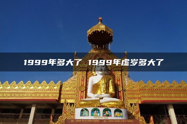 1999年多大了 1999年虚岁多大了