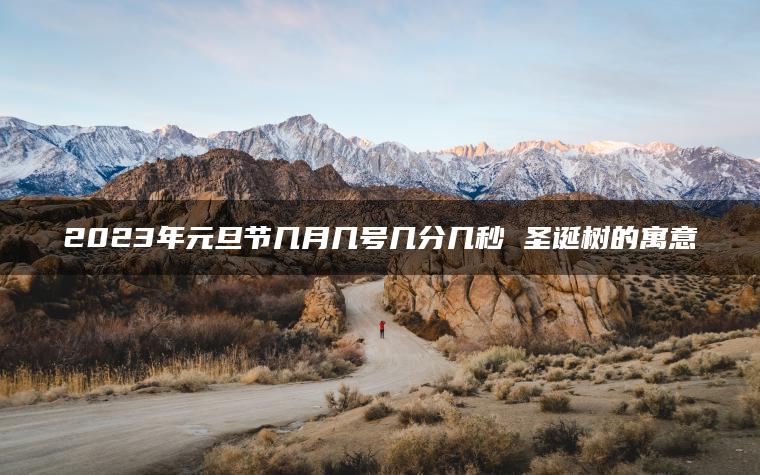 2023年元旦节几月几号几分几秒 圣诞树的寓意
