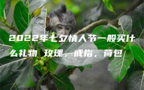 2022年七夕情人节一般买什么礼物 玫瑰，戒指，荷包