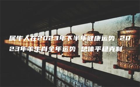 属牛人在2023年下半年健康运势 2023年羊生肖全年运势 总体平稳克制