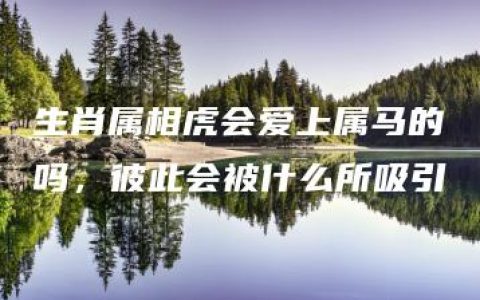 生肖属相虎会爱上属马的吗，彼此会被什么所吸引